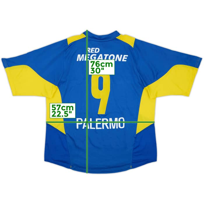 2004-05 Boca Juniors Home Shirt Palermo #9 - 8/10 - (XL)