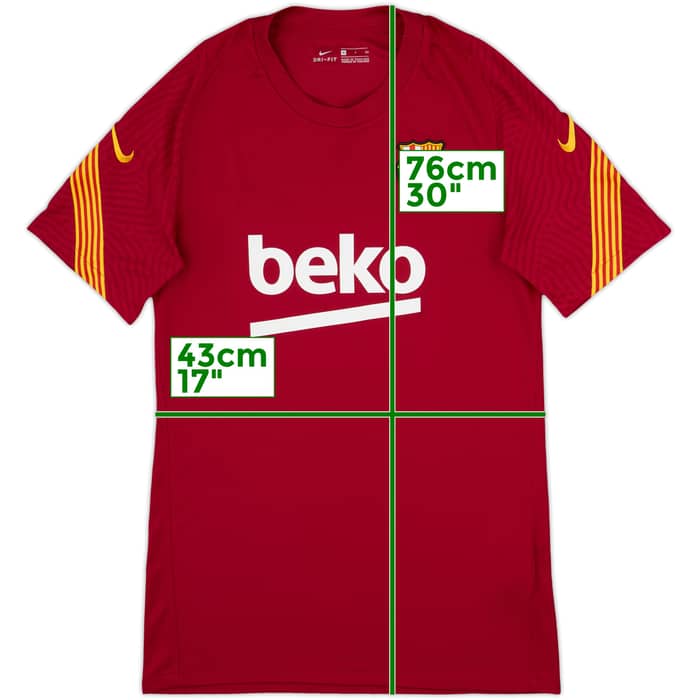 2019-20 Barcelona Nike Training Shirt - 10/10 - (S)