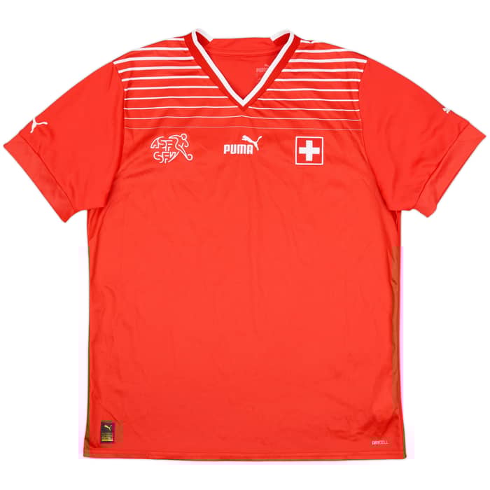2022-23 Switzerland Home Shirt - 8/10 - (L)