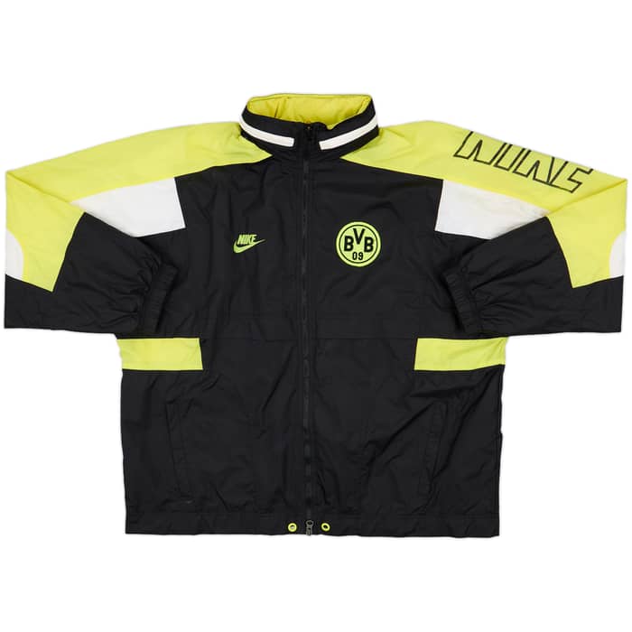 1995-96 Borussia Dortmund Nike Hooded Rain Jacket - 4/10 - (L)