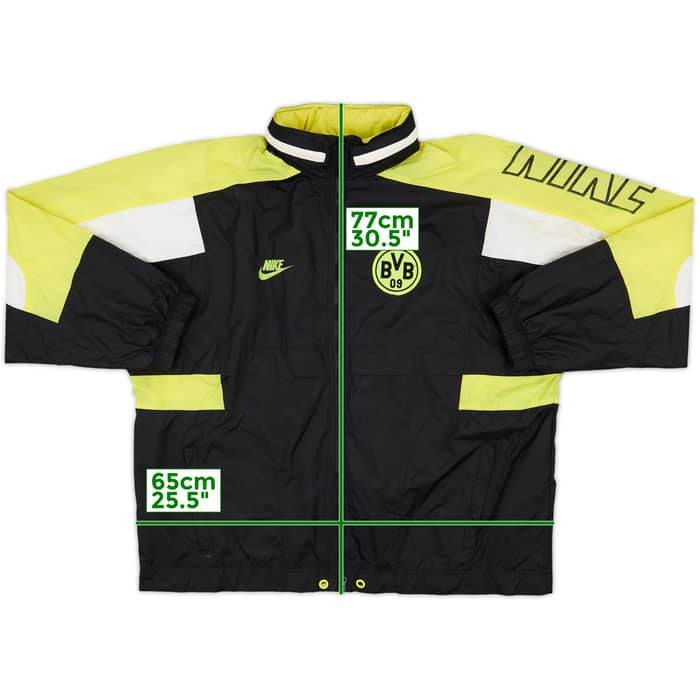 1995-96 Borussia Dortmund Nike Hooded Rain Jacket - 4/10 - (L)