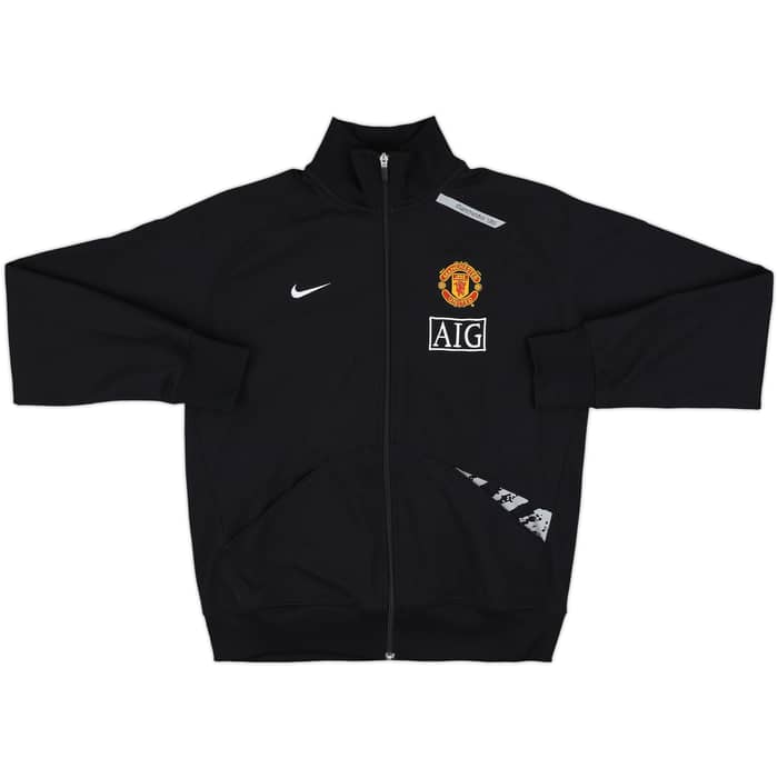2007-08 Manchester United Nike Track Jacket - 7/10 - (L)