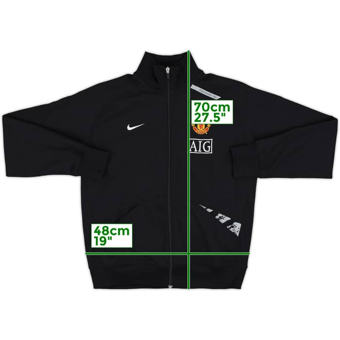 2007-08 Manchester United Nike Track Jacket - 7/10 - (L)