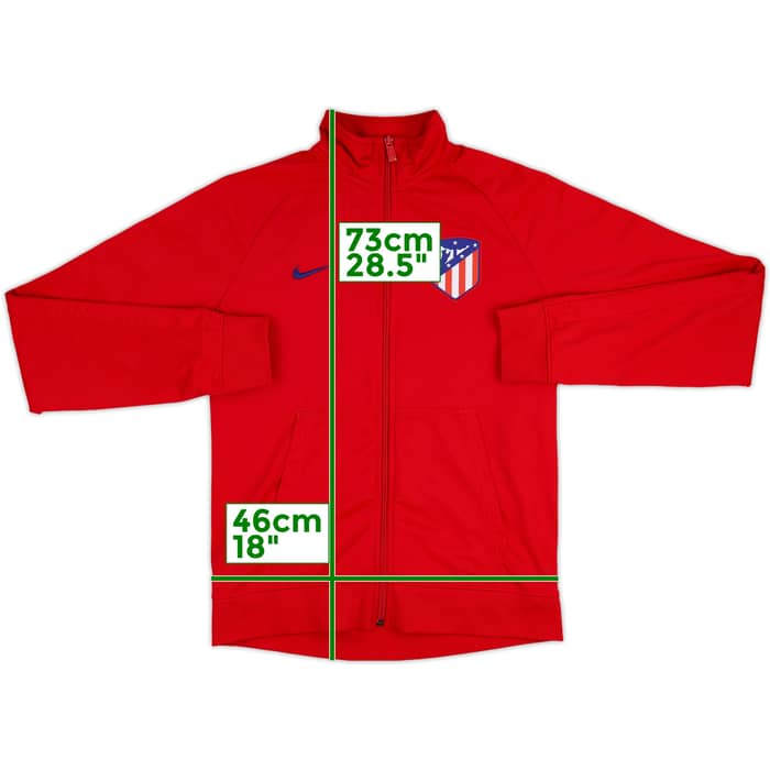 2017-18 Atletico Madrid Nike Track Jacket - 8/10 - (M)