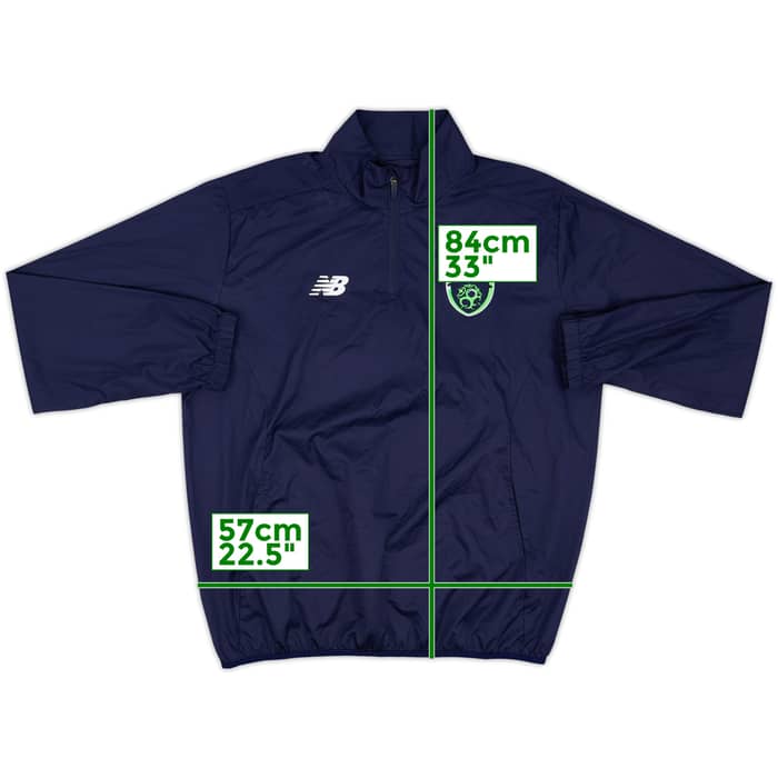 2017-18 Ireland New Balance 1/4 Zip Drill Top - 8/10 - (XL)