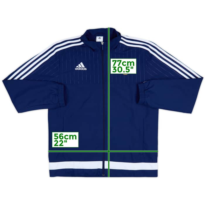 2015-16 Northern Ireland adidas Track Jacket - 8/10 - (M)