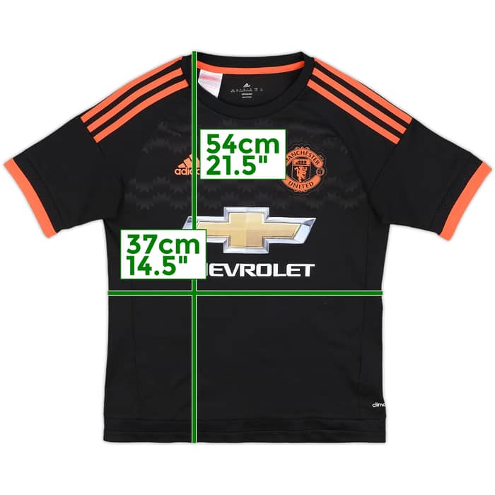 2015-16 Manchester United Third Shirt - 8/10 - (L.Boys)