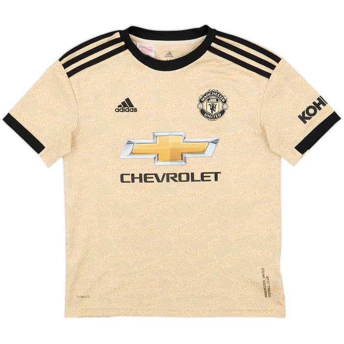 2019-20 Manchester United Away Shirt B.Fernandes #18 - 10/10 - (M.Boys)