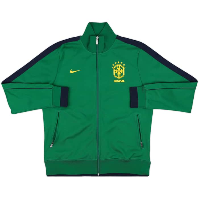 2011-12 Brazil Nike N98 Track Jacket - 9/10 - (L)