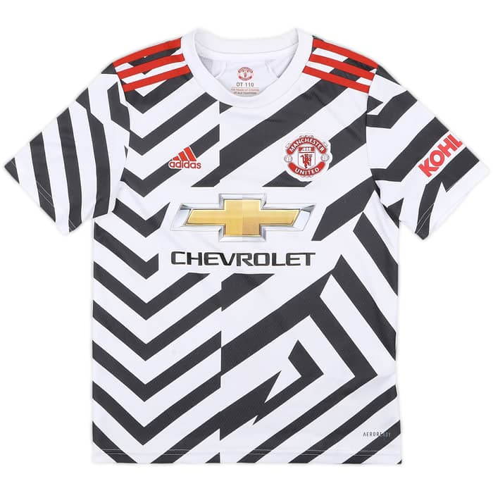 2020-21 Manchester United Third Shirt B.Fernandes #18 - 8/10 - (M.Boys)