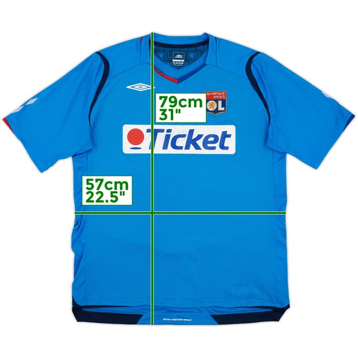 2008-09 Lyon Away Shirt - 4/10 - (XL)