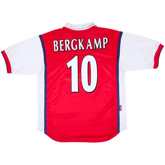 1998-99 Arsenal Home Shirt Bergkamp #10 - 8/10 - (L)