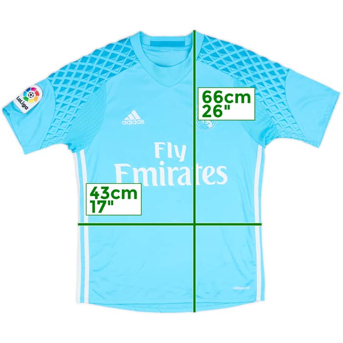 2016-17 Real Madrid GK Shirt - 7/10 - (XL.Boys)