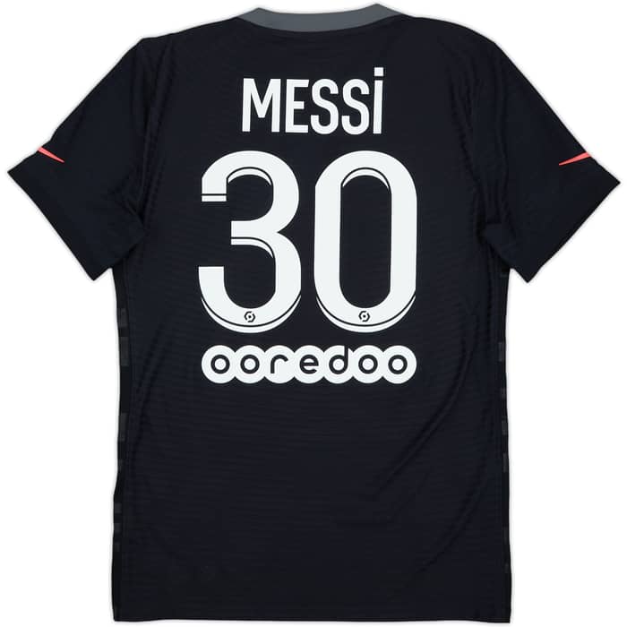 2021-22 Paris Saint-Germain Authentic Third Shirt Messi #30 - 9/10 - (S)