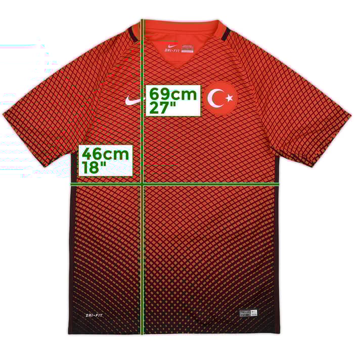 2016-17 Turkey Home Shirt - 9/10 - (S)