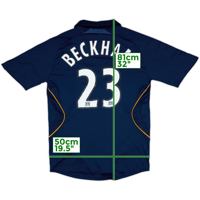 2007-08 LA Galaxy Away Shirt Beckham #23 - 7/10 - (M)