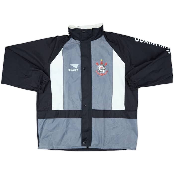 1998 Corinthians Penalty Hooded Rain Jacket - 8/10 - (XL)