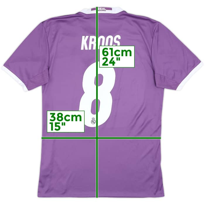 2016-17 Real Madrid Away Shirt Kroos #8 - 9/10 - (S)