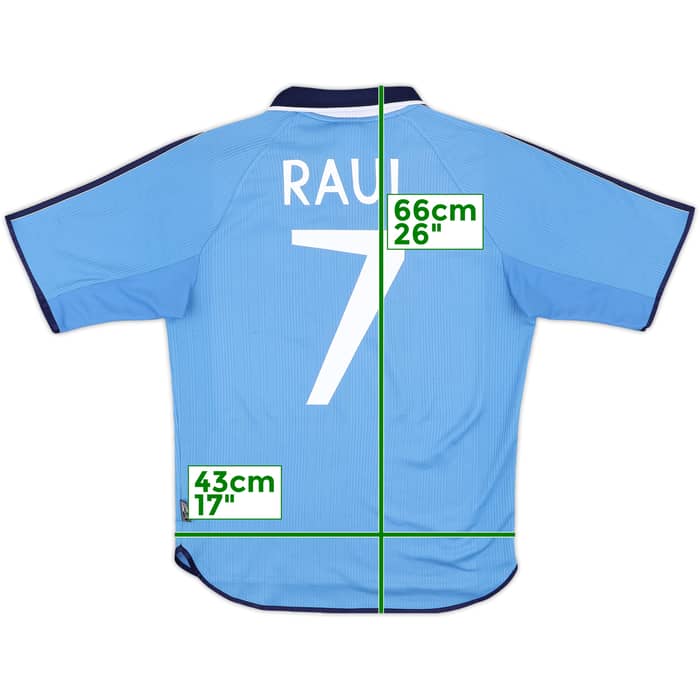 1999-00 Real Madrid Third Shirt Raul #7 - 7/10 - (S)