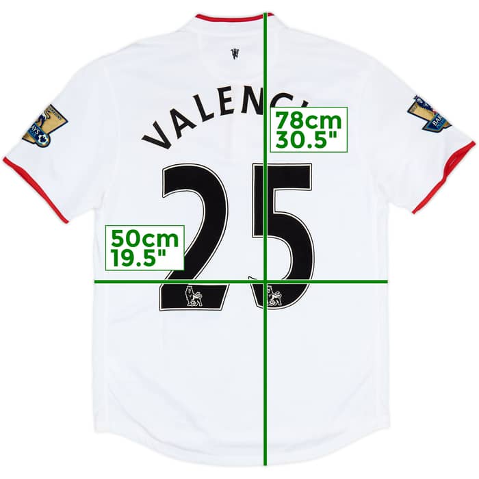 2012-14 Manchester United Away Shirt Valencia #25 - 5/10 - (M)