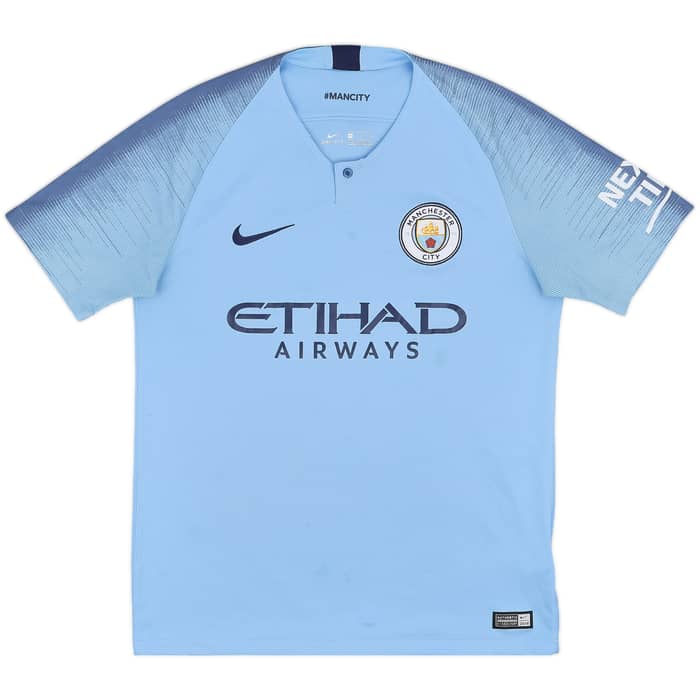 2018-19 Manchester City Home Shirt De Bruyne #17 - 7/10 - (M)