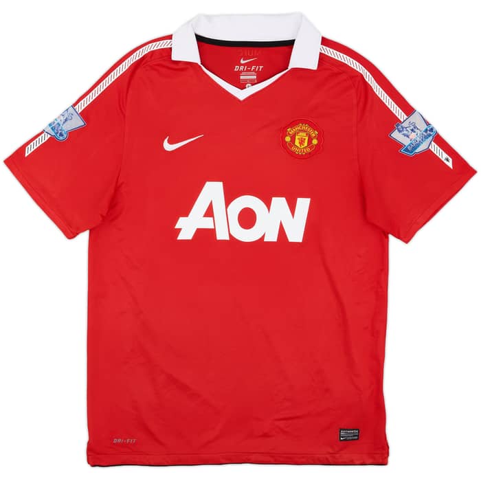 2010-11 Manchester United Home Shirt Berbatov #9 - 7/10 - (L)