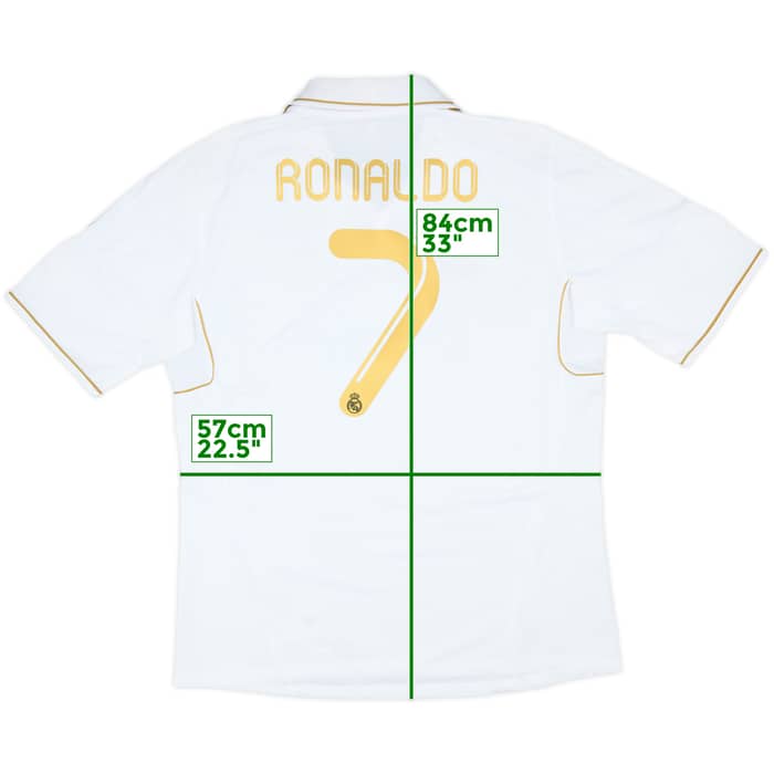 2011-12 Real Madrid Home Shirt Ronaldo #7 - 7/10 - (XL)