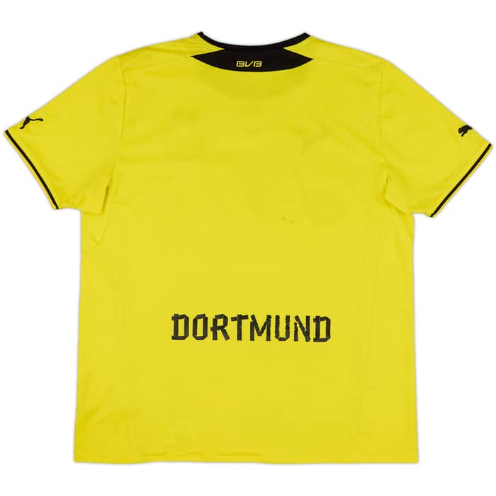 2013-14 Borussia Dortmund Home Shirt - 4/10 - (XL)