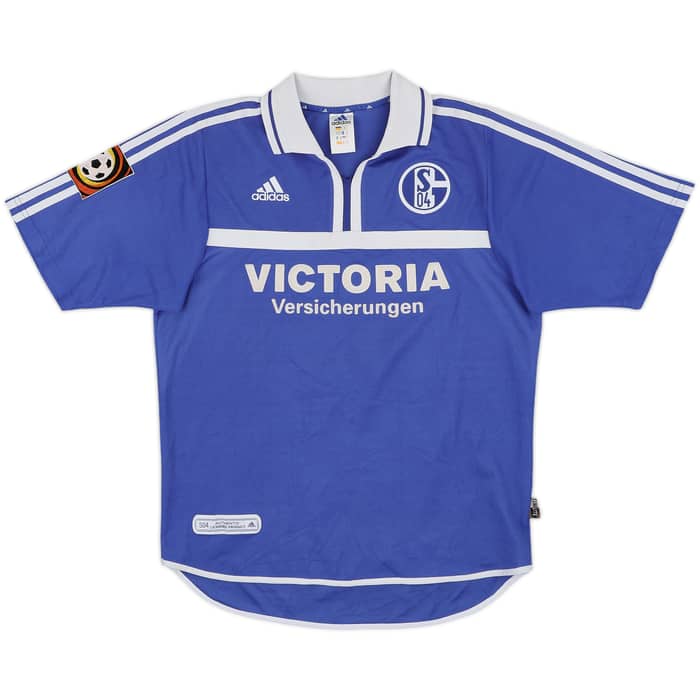 2001-02 Schalke Home Shirt Bohme #8 - 7/10 - (L)