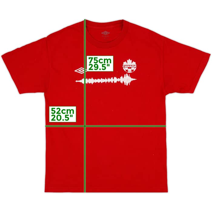 2012 Canada Umbro Cotton Tee - 7/10 - (L)
