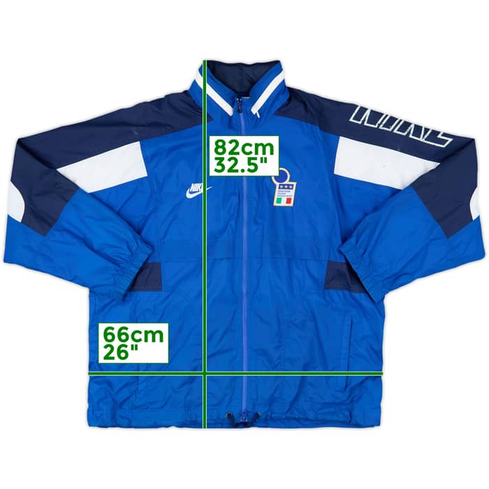 1996 Italy Nike Hooded Rain Jacket - 6/10 - (L)