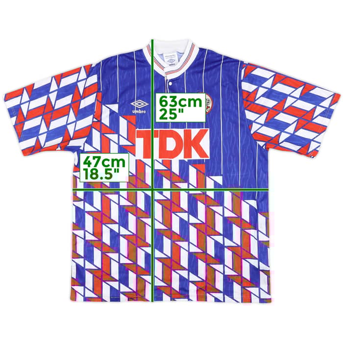 1989-90 Ajax Away Shirt - 7/10 - (L)