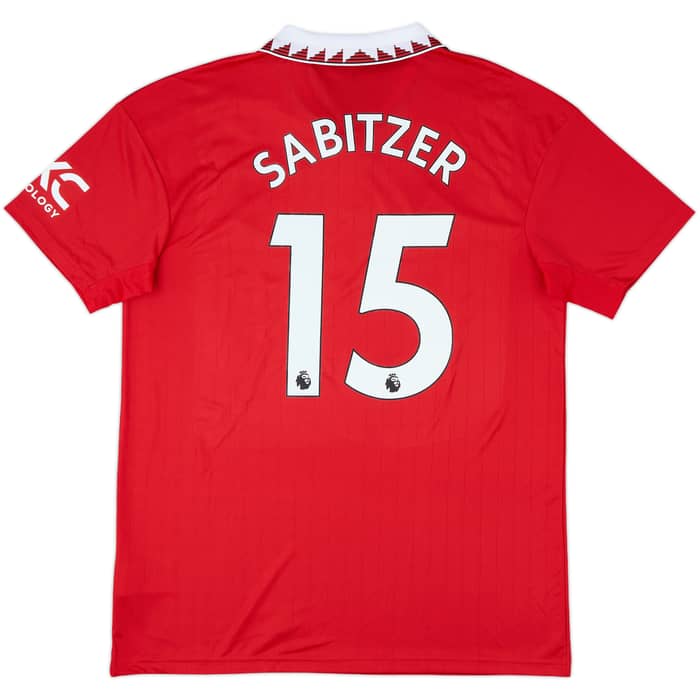 2022-23 Manchester United Home Shirt Sabitzer #15 (L)