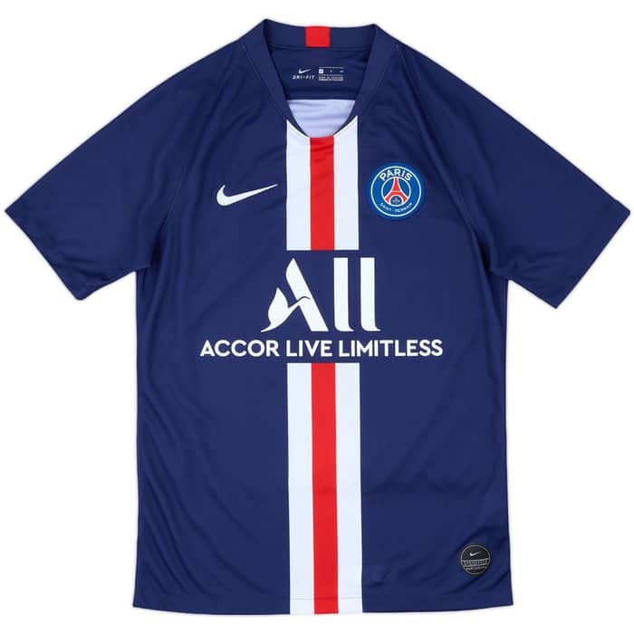 2019-20 Paris Saint-Germain Home Shirt Mbappe #7 - 10/10 - (S)