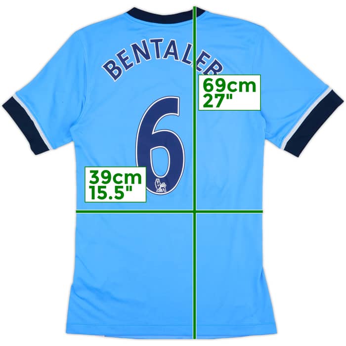 2015-16 Tottenham Away Shirt Bentaleb #6 - 7/10 - (S)