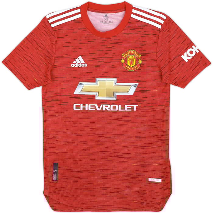 2020-21 Manchester United Authentic Home Shirt B.Fernandes #18 - 9/10 - (XS)