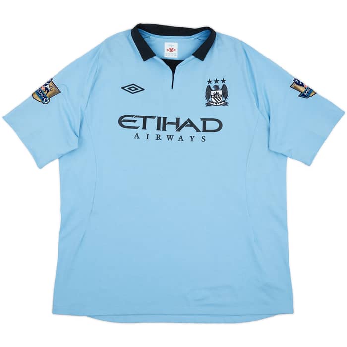 2012-13 Manchester City Home Shirt Silva #21 - 7/10 - (XXL)