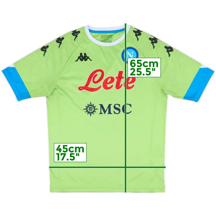 2020-21 Napoli GK S/S Shirt - 8/10 - (M)