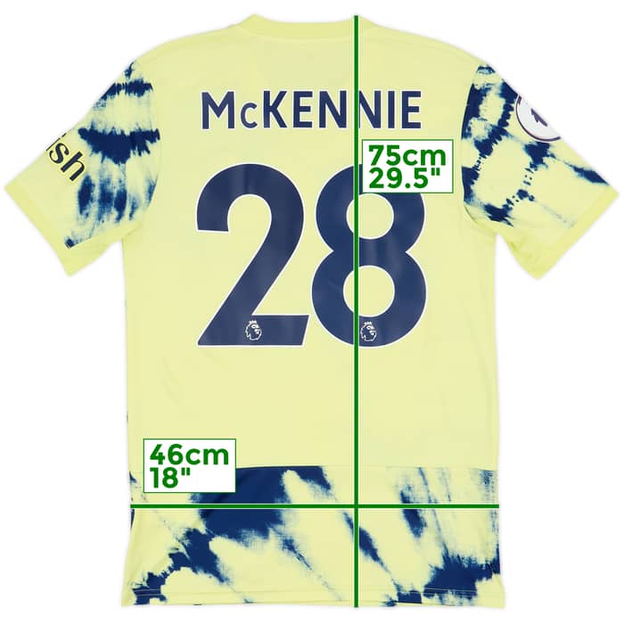 2022-23 Leeds Away Shirt McKennie #28 - 8/10 - (S)