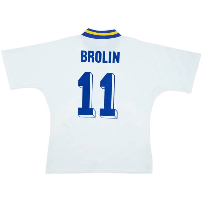 1994-96 Sweden Away Shirt Brolin #11 - 8/10 - (XL)