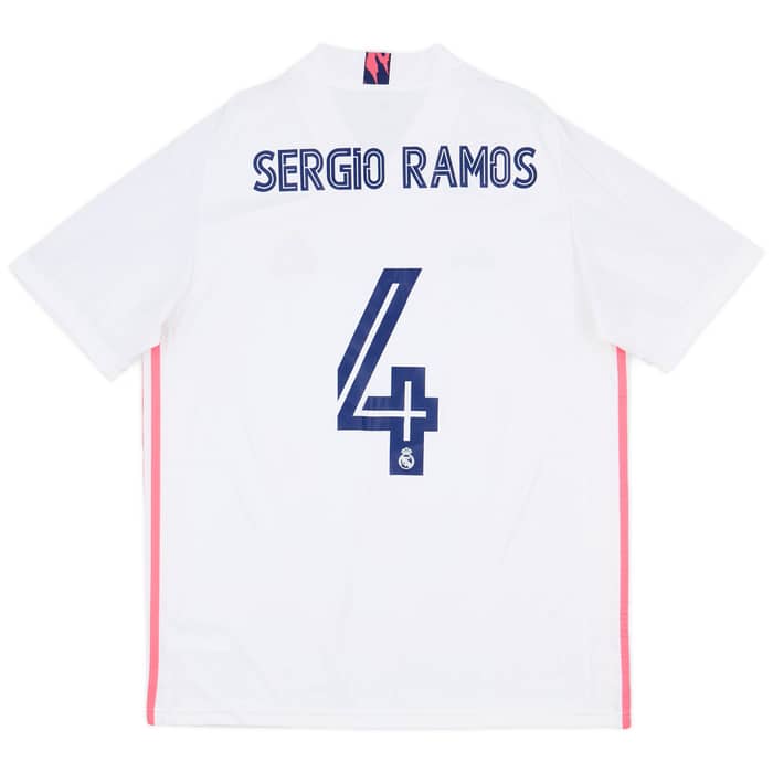 2020-21 Real Madrid Home Shirt Sergio Ramos #4 - 10/10 - (XL)