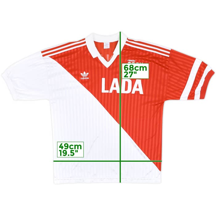 1990-91 Monaco Home Shirt - 8/10 - (XL/XXL)
