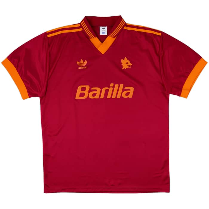 1992-94 Roma Home Shirt - 8/10 - (L/XL)