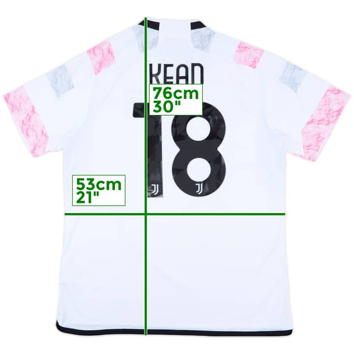 2023-24 Juventus Away Shirt Kean #18 - 8/10 - (XL)