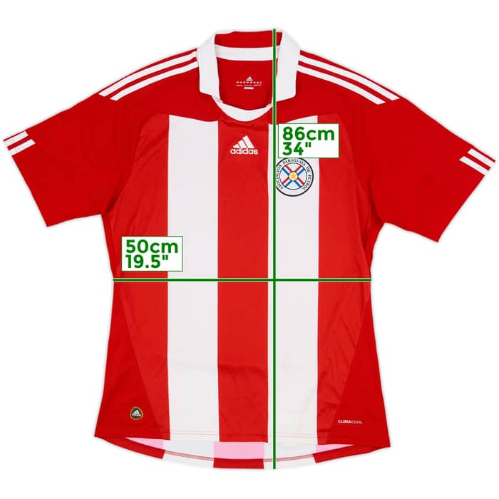 2010-12 Paraguay Home Shirt - 7/10 - (L)
