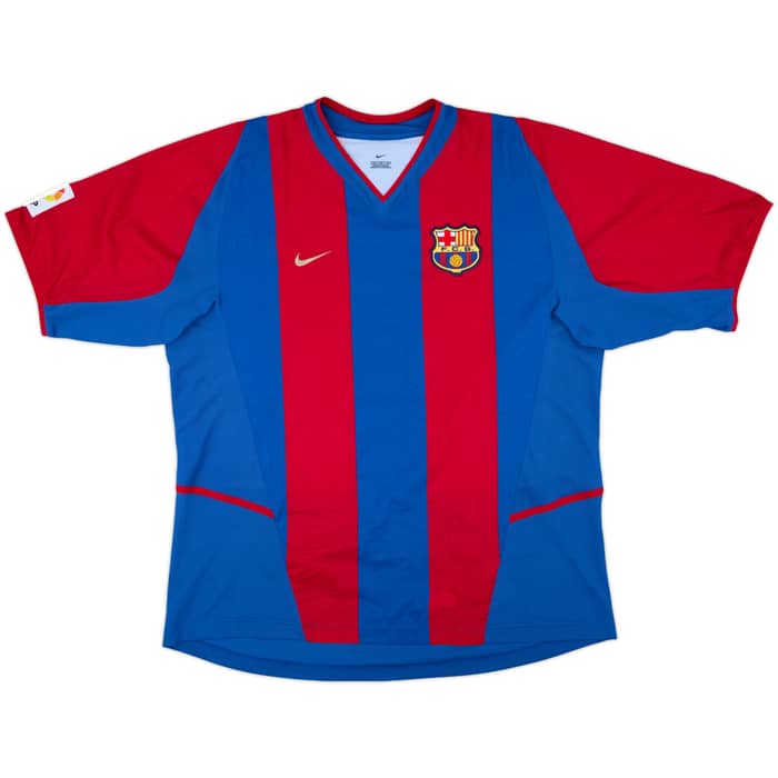 2002-03 Barcelona Home Shirt Riquelme #10 - 10/10 - (XL)