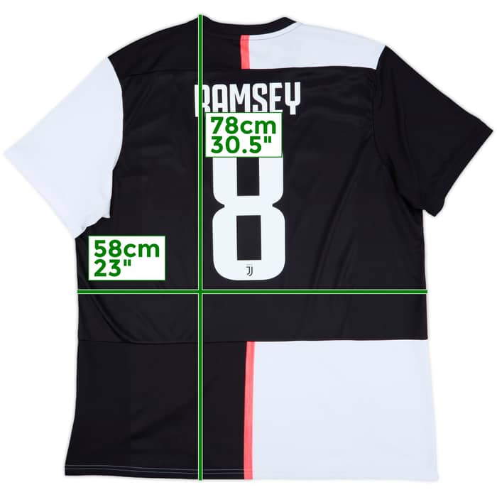 2019-20 Juventus Home Shirt Ramsey #8 - 6/10 - (XXL)