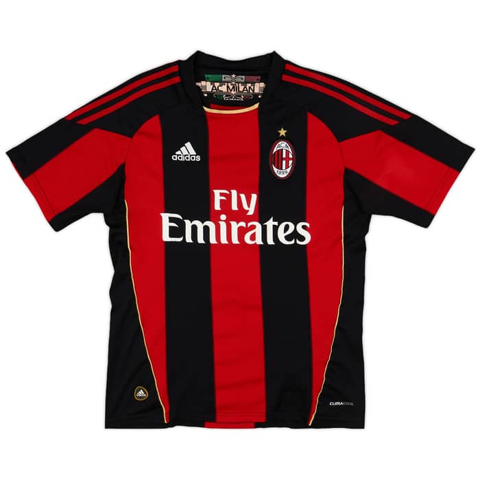 2010-11 AC Milan Home Shirt Ibrahimovic #11 - 5/10 - (S)