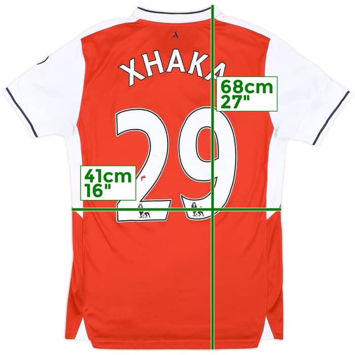 2016-17 Arsenal Home Shirt Xhaka #29 - 5/10 - (M)