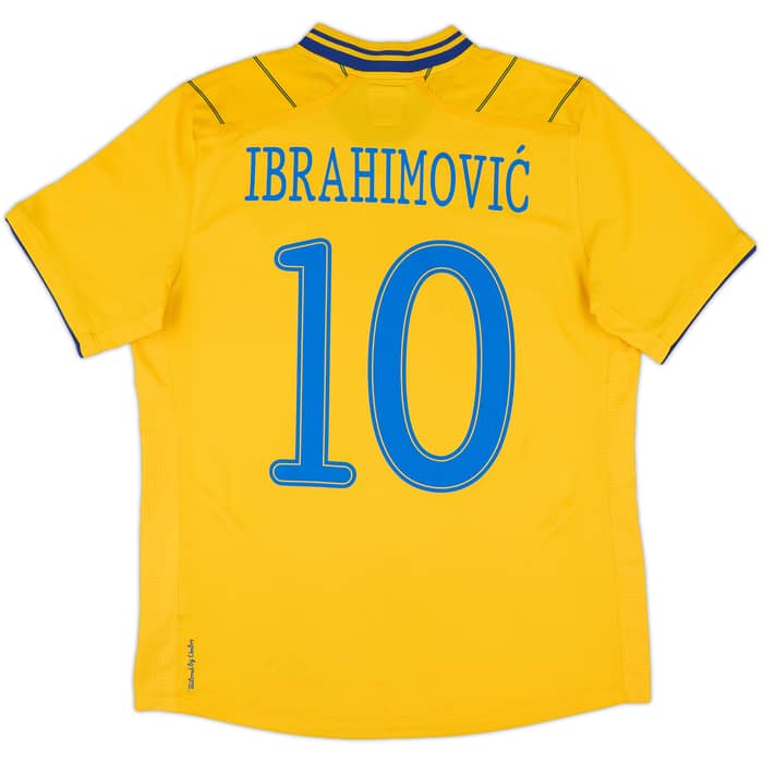 2012-13 Sweden Home Shirt Ibrahimovic #10 - 7/10 - (M)
